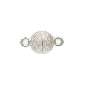 sterling silver stardust magnetic clasp 6mm | 1pc