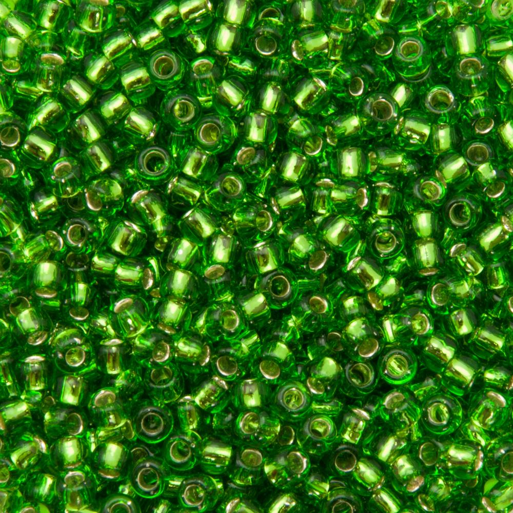 saatperlen toho 8/0 silver-lined peridot (27) | 10gr