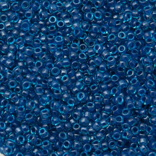 rocaille toho seed beads 15/0 inside color aqua/capri lined (932) | 10gr