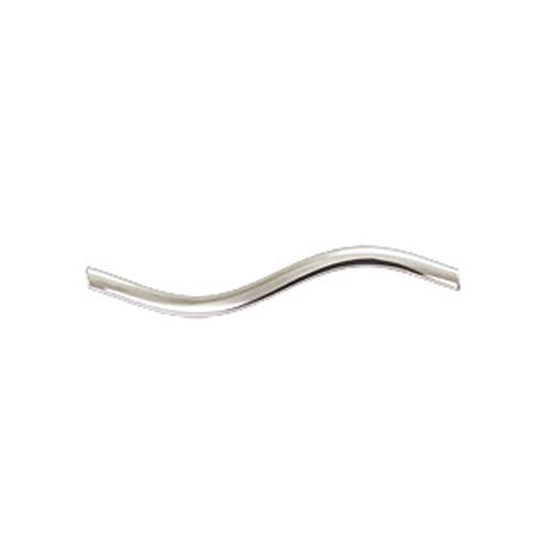 sterling silver spiral tube link 17x1mm | 4pc