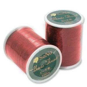 red sono nylon thread 100mt spool | 1pc