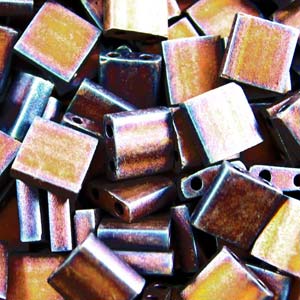 miyuki tila beads - matte metallic copper 5mm | 5gr