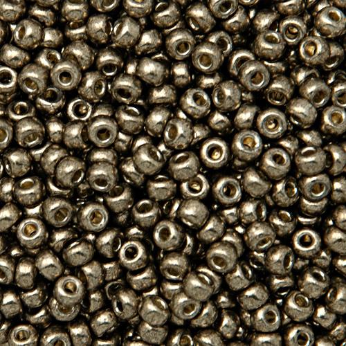 miyuki rocailles 8/0 - duracoat galvanized pewter (4222) | 10gr
