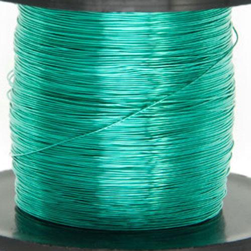 teal copper craft wire - diameter 0,20mm - 175mt spool | 1pc