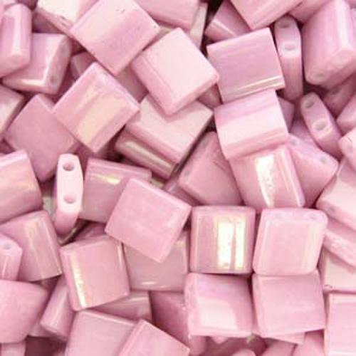miyuki tila beads - opaque antique rose luster 5mm | 5gr