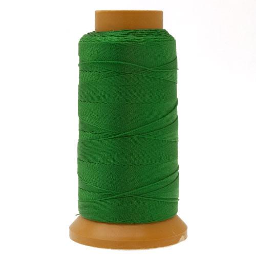 green polyester thread - size 0,60mm - 300mt spool | 1pc
