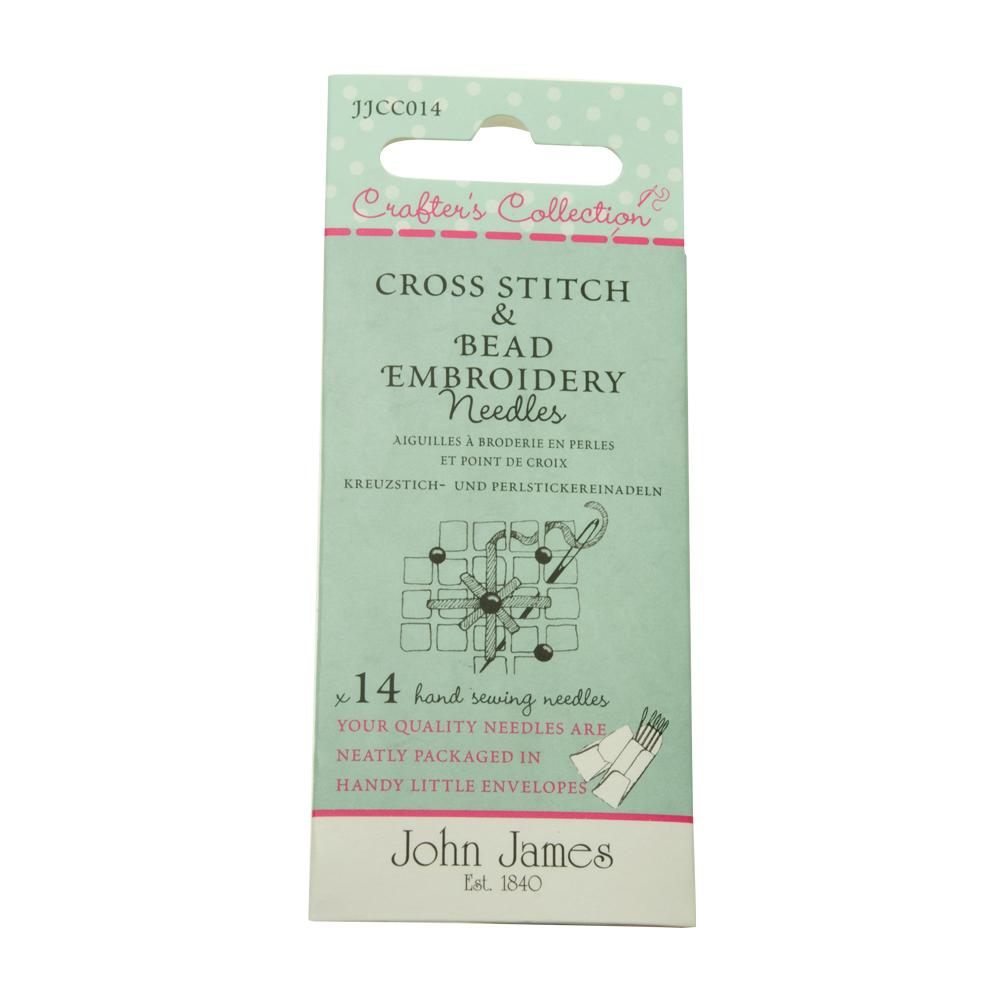 nadel cross stitch/embroidery crafter's collection mix größe | 14st
