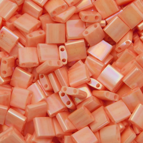 miyuki tila beads - opaque luster salomon 5mm | 5gr