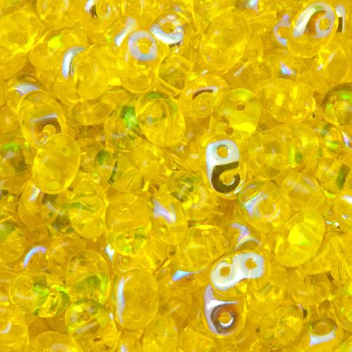 superduo seed beads 5x2,5mm - lemon ab | 10gr