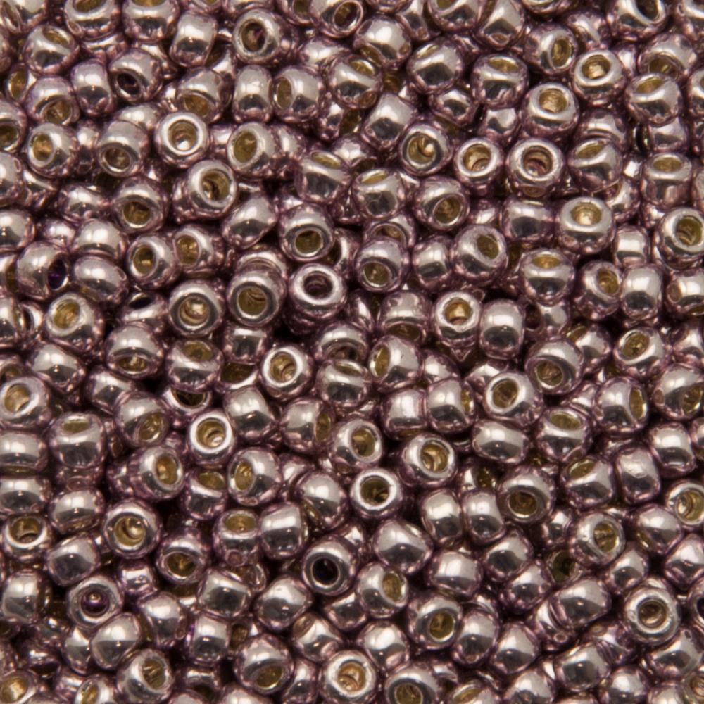 rocaille toho seed beads 8/0 permanent finish galvanized lilac (pf554) | 10gr