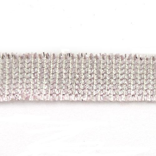 rayon trim pink/silver 15mm | 50cm