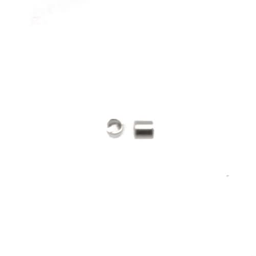 silver plated crimp tubes 1,5mm | 100pc
