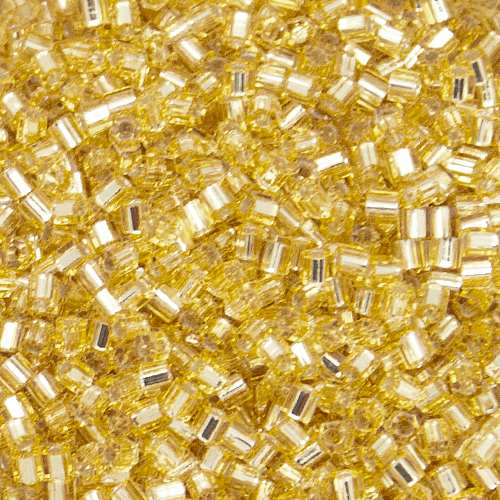 hexagon toho seed beads 11/0 - silver-lined topaz (22) | 10gr