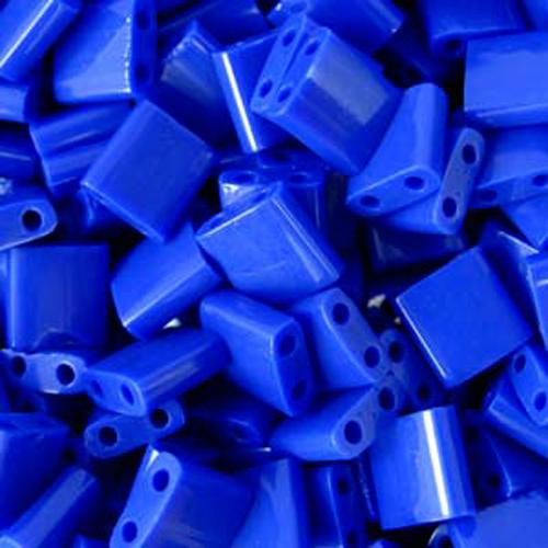 miyuki tila beads - opaque cobalt 5mm | 5gr