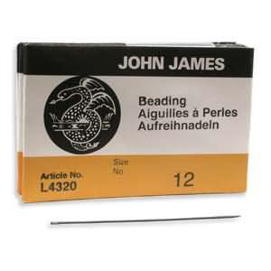john james beading needles size 12 - 51mm | 25pc