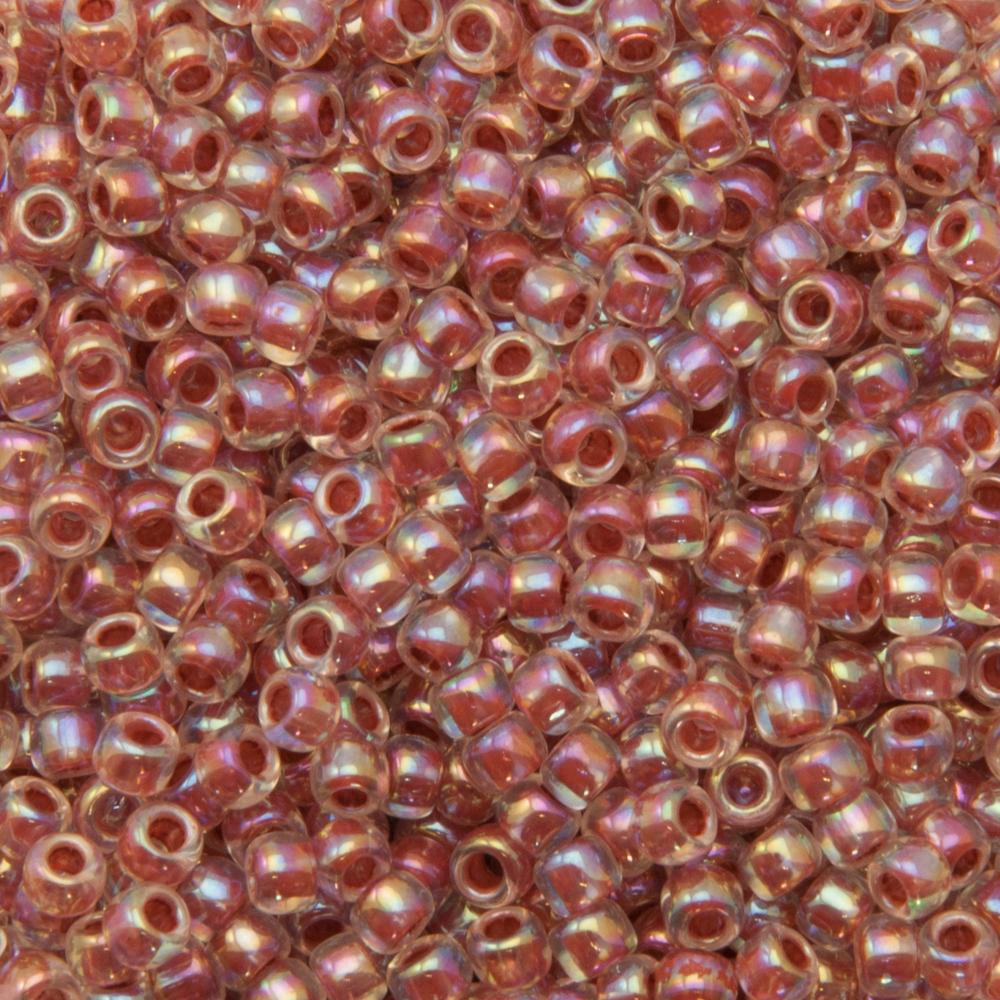 saatperlen toho 8/0 inside color rainbow crystal/sandstone lined(784) | 10gr