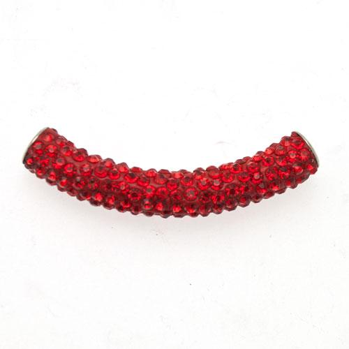 pavé rohre perlen light siam 55x9mm | 1st