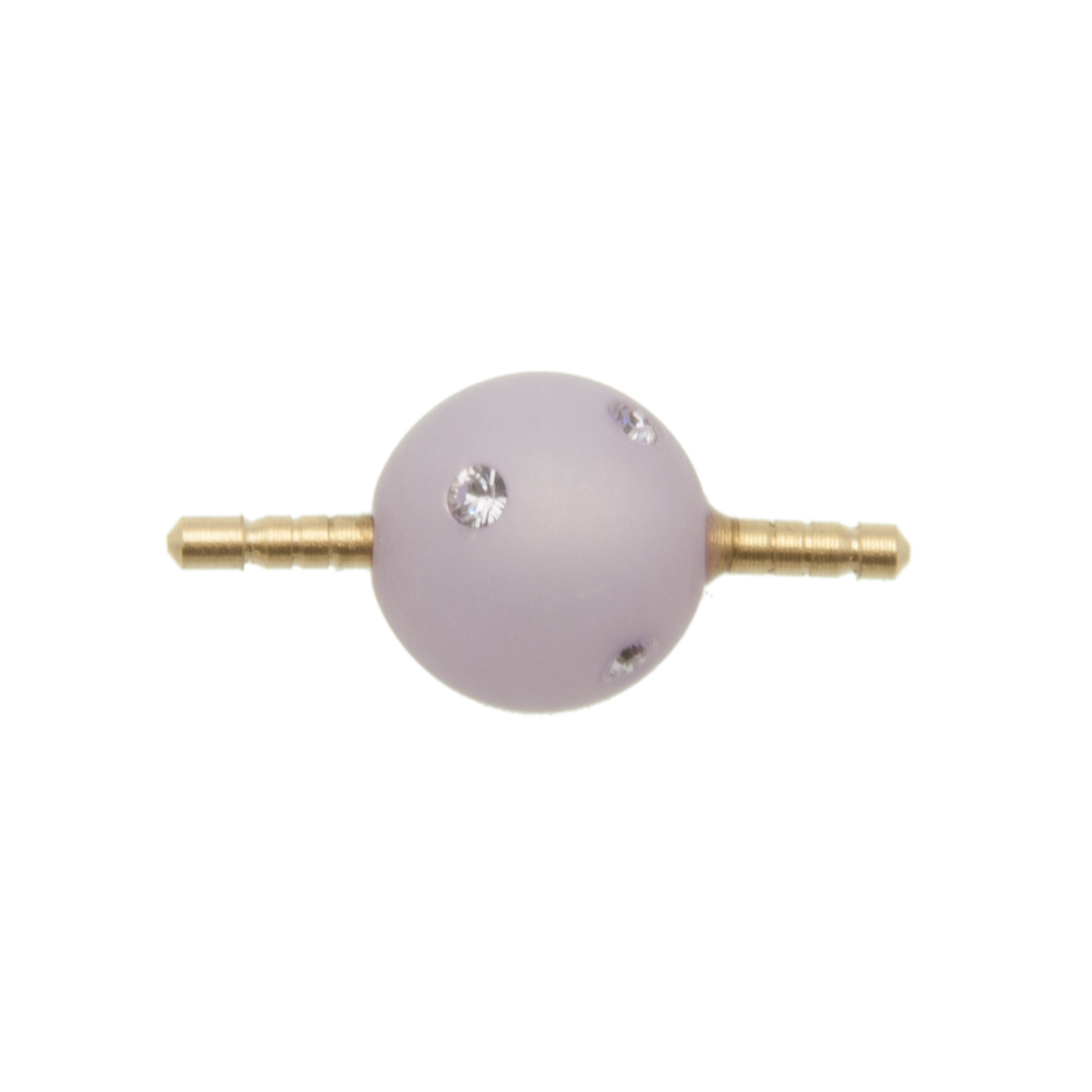hohles kautschuk band verschluss runde polaris 12mm violet 3-4mm | 1st