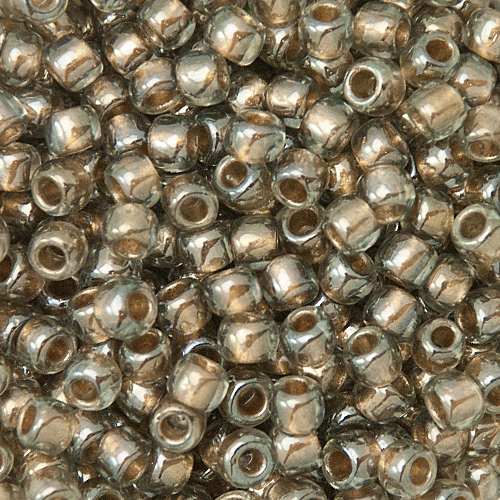 saatperlen toho 6/0 gold lined black diamond (993) | 10gr