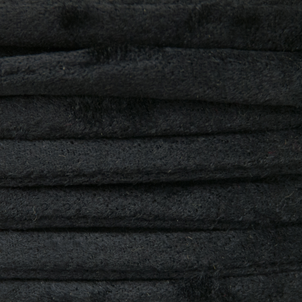 velvet elastic cord black 5mm | 1mt