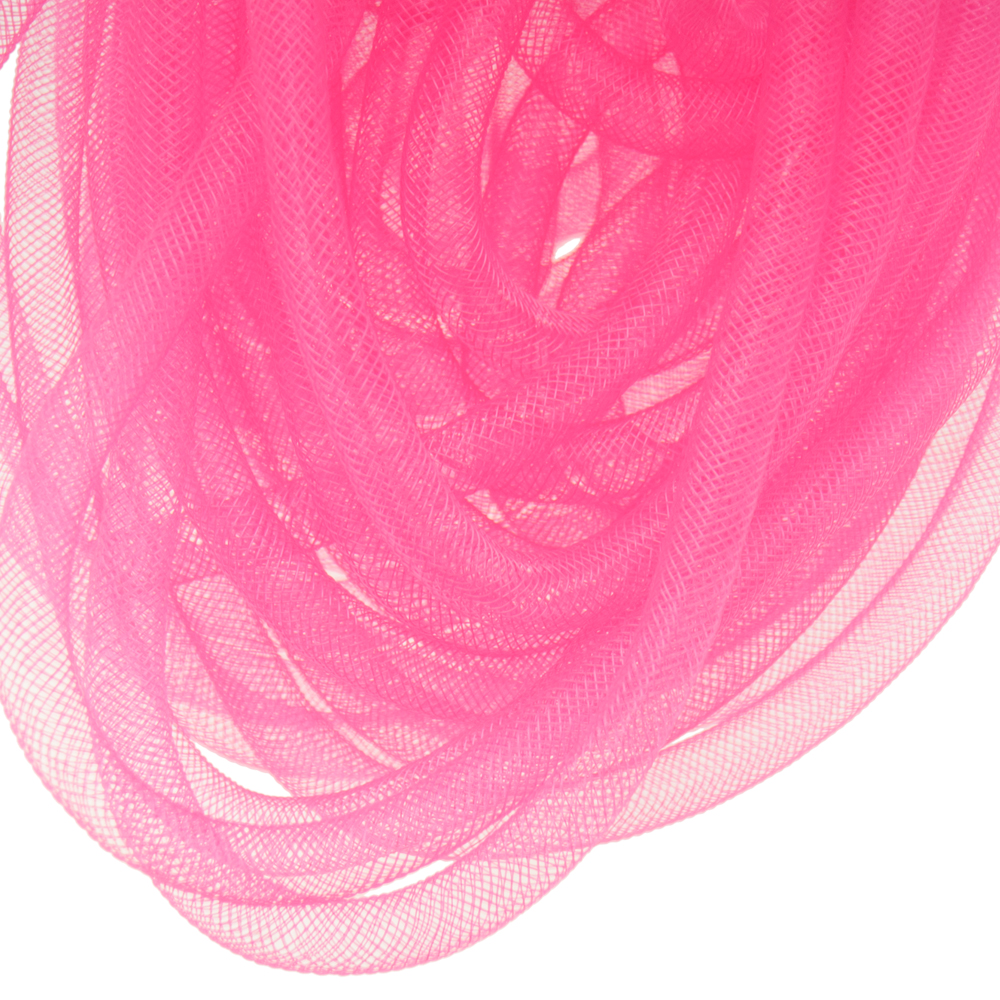 plastic net tubolar mesh - fuchsia 8mm | 2mt