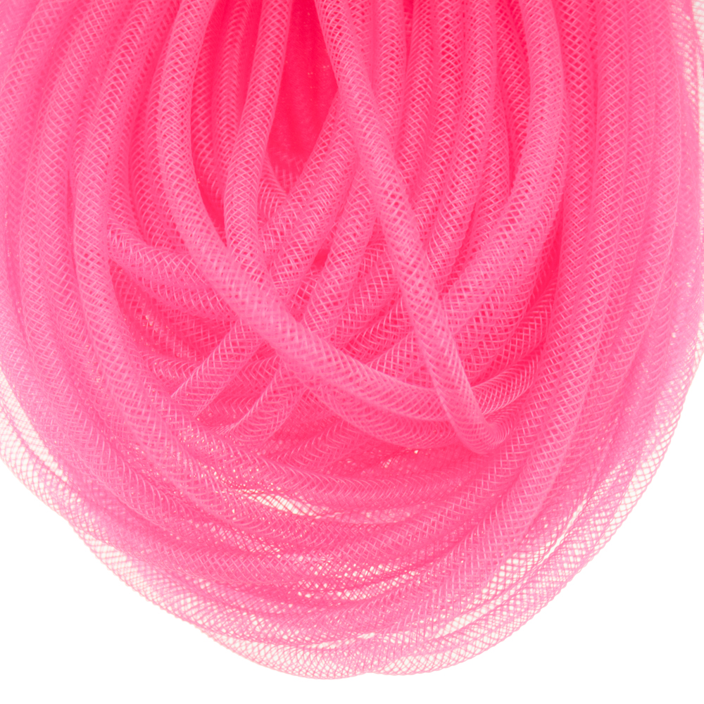 plastic net tubolar mesh - fuchsia 4mm | 4mt