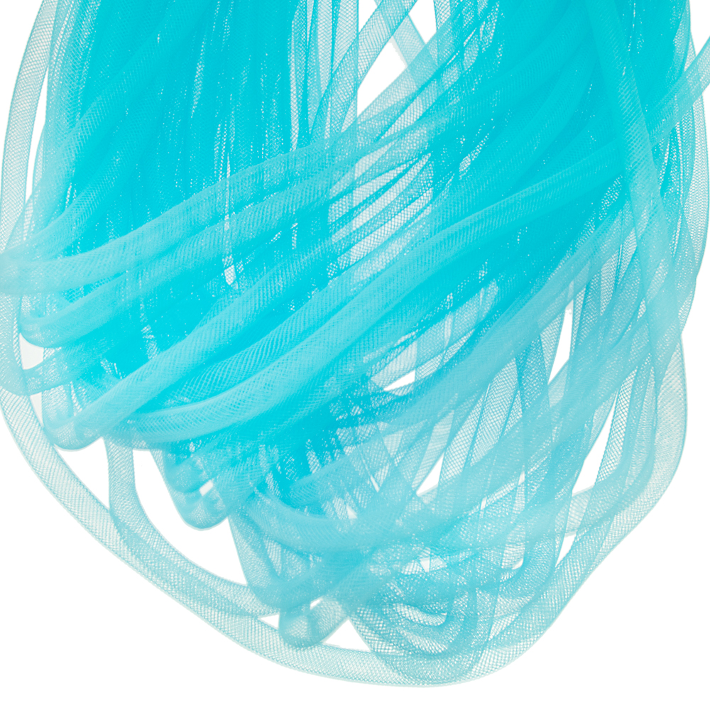 plastic net tubolar mesh - light blue 8mm | 2mt