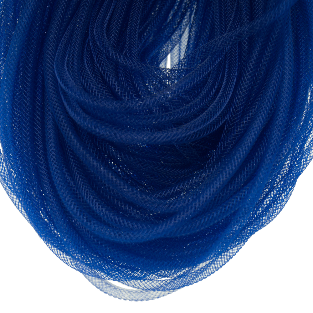 nylon-perlenschlauch blau kobalt 4mm | 4mt