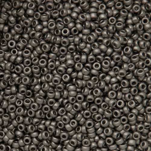 miyuki rocailles 15/0 - matte metallic silver (190f) | 5gr