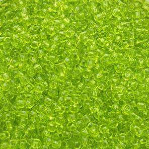 rocaille toho seed beads 11/0 - transparent lime green (4) | 10gr