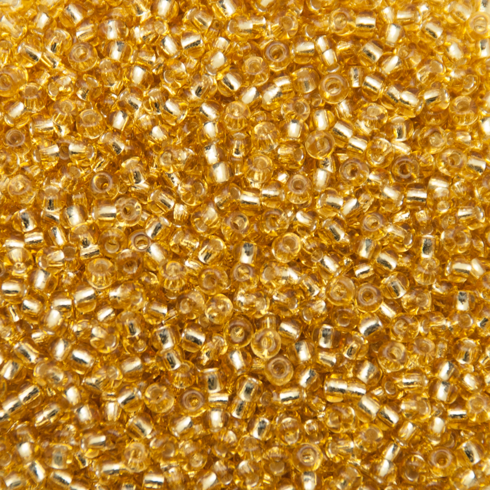 saatperlen toho 11/0 permanent finish silver-lined light topaz (pf22) | 10gr