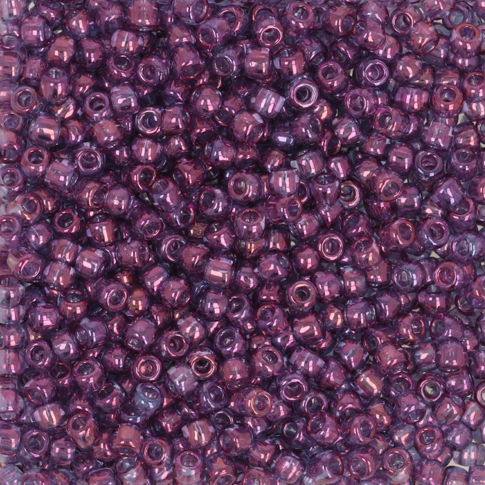 rocaille toho seed beads 11/0 gold lustered dark amethyst (205) | 10gr