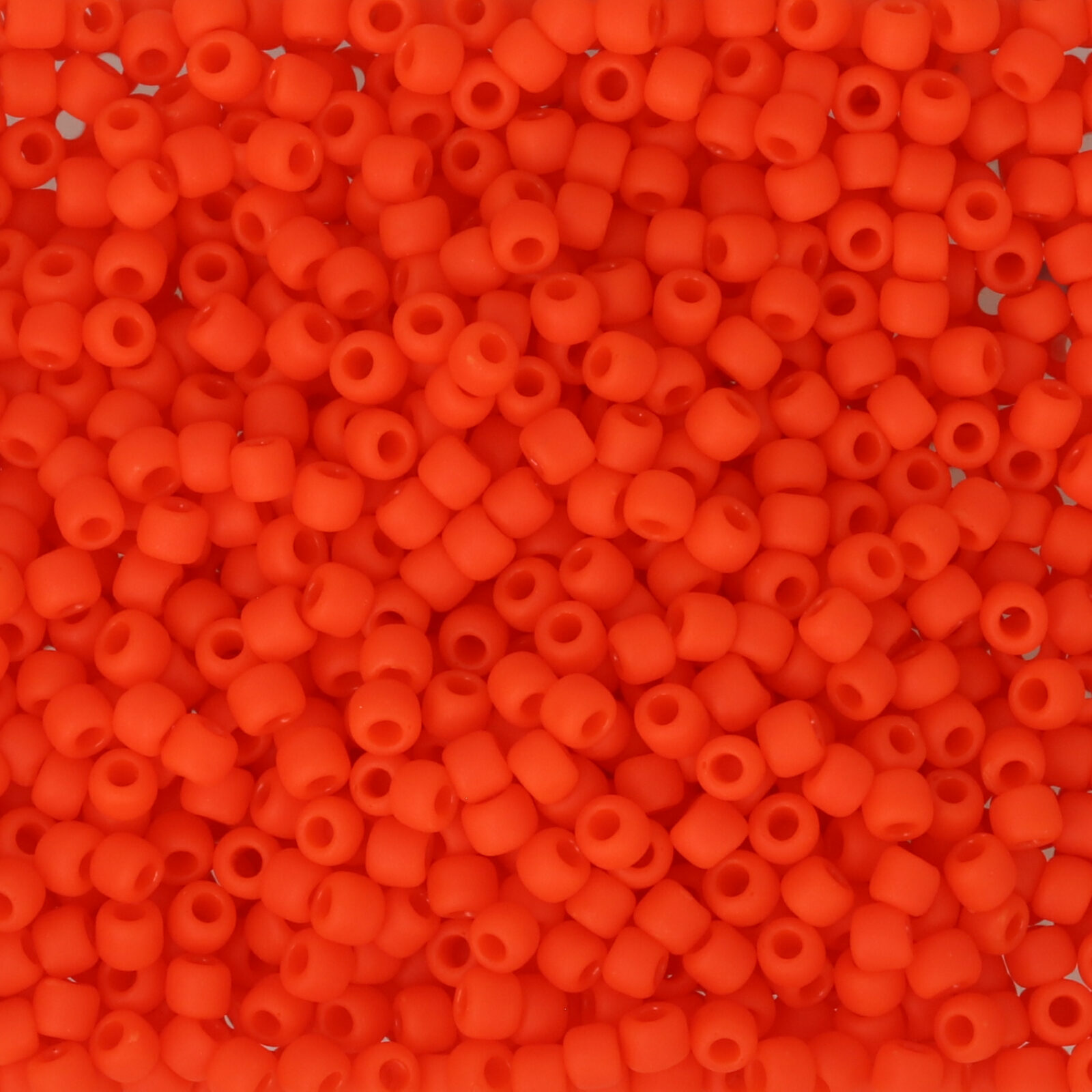 saatperlen toho 11/0 opaque frosted sunset orange (50f) | 10gr