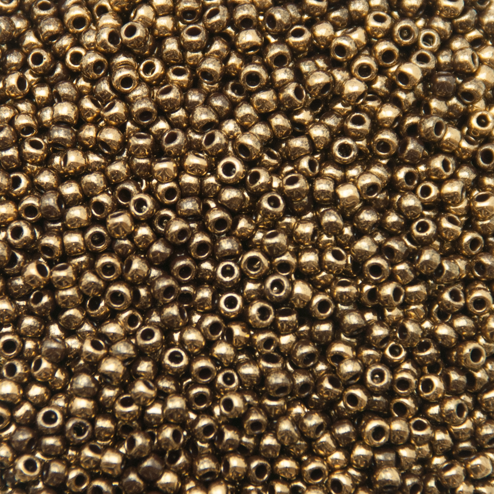 saatperlen toho 11/0 gilded marble brown (1705) | 10gr