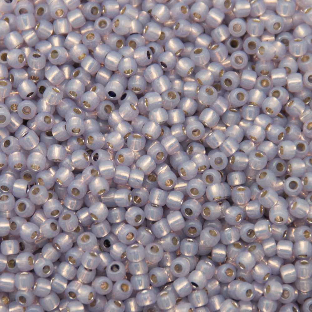 saatperlen toho 11/0 permanent finish silver-lined milky alexandrite (pf2122) | 10gr