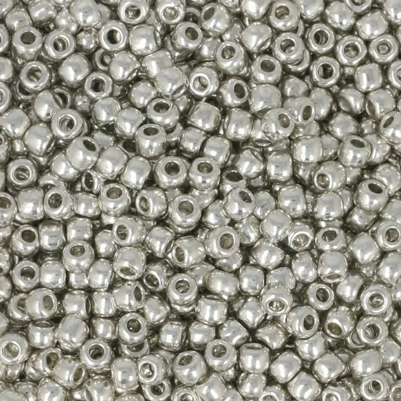 saatperlen toho 11/0 metallic silver (714) | 5gr