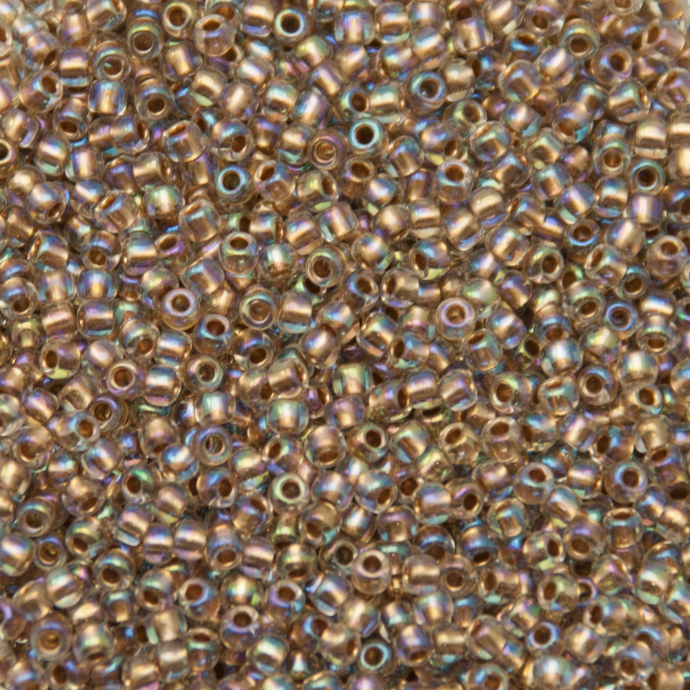 saatperlen toho 11/0 gold lined rainbow crystal (994) | 10gr