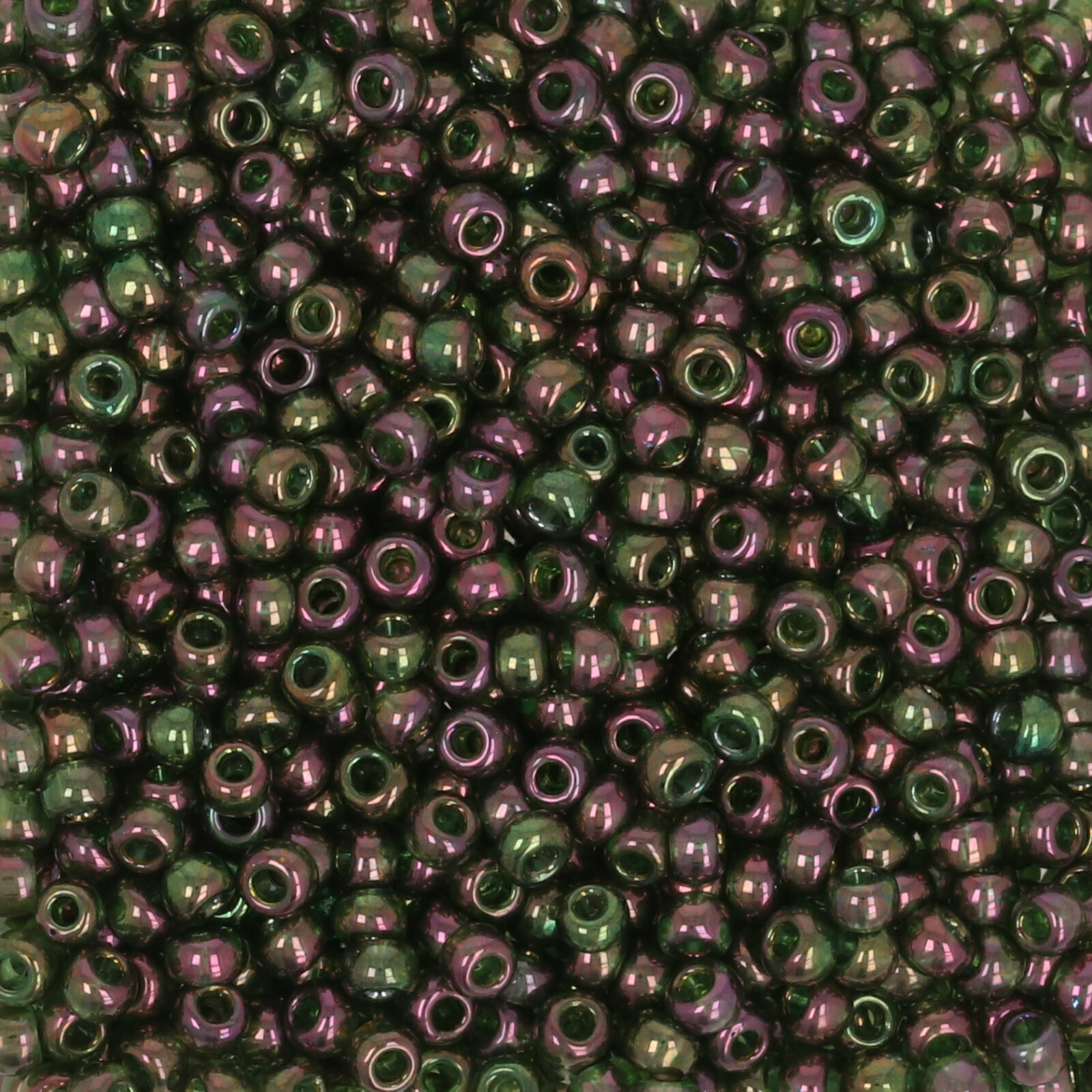rocaille toho seed beads 11/0 gold lustered olivine (323) | 10gr