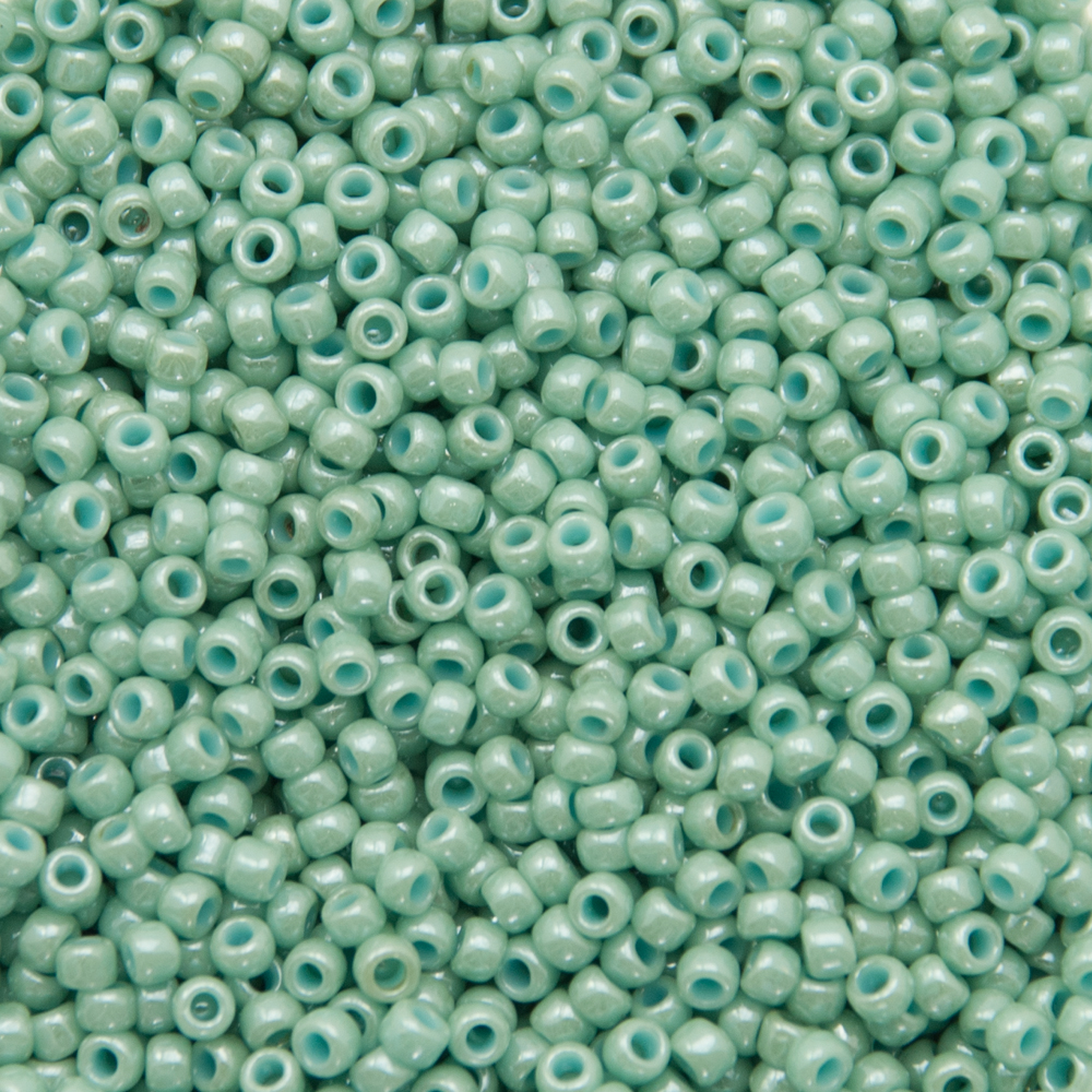 rocaille toho seed beads 11/0 opaque lustered lagoon (1611) | 10gr