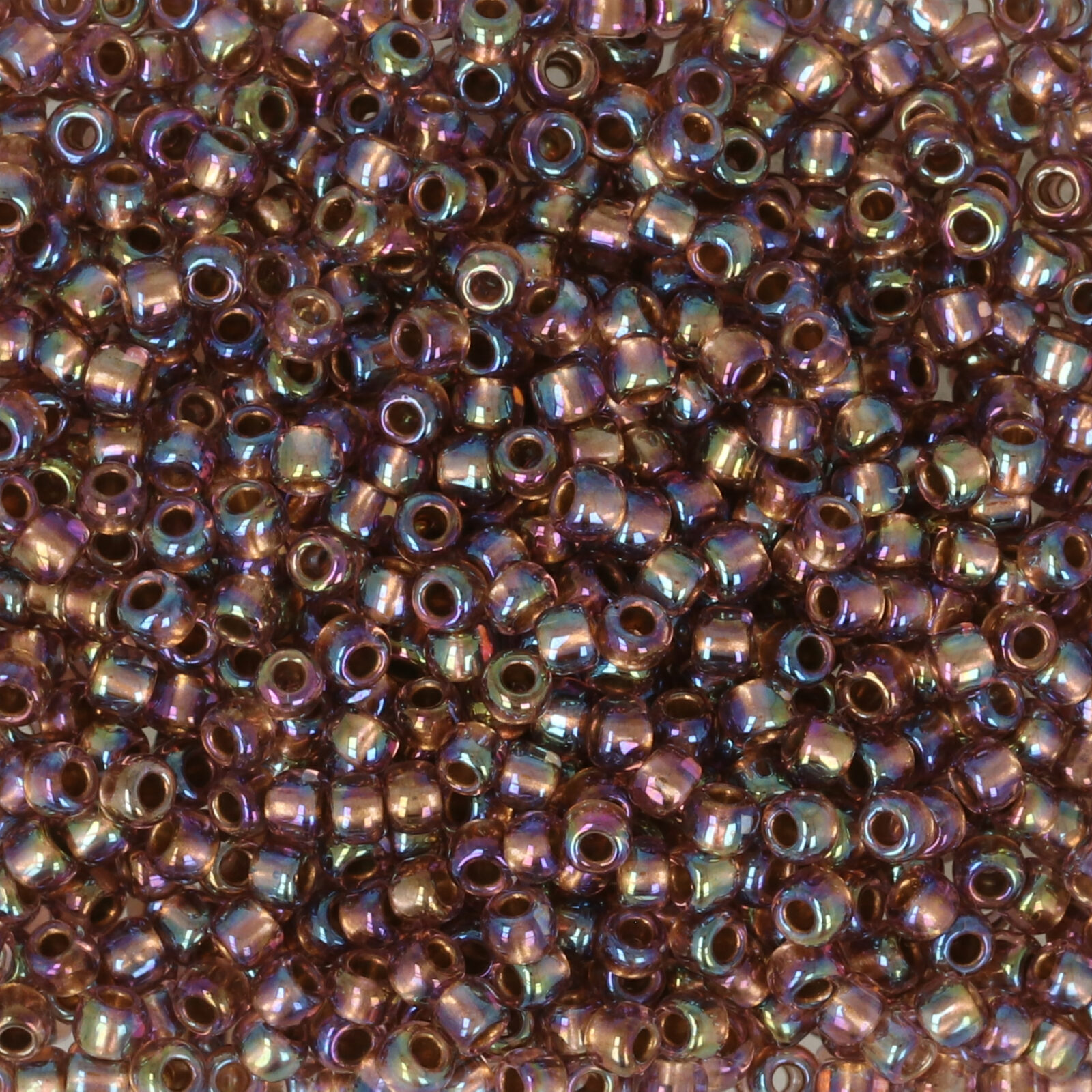 saatperlen toho 11/0 copper lined rainbow light amethyst (1809) | 10gr