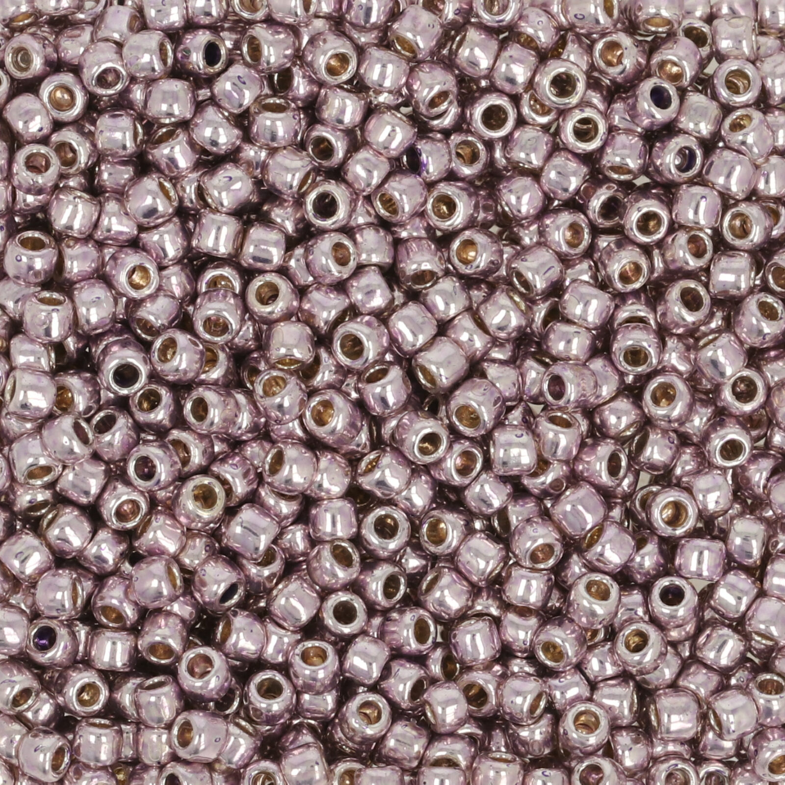 rocaille toho seed beads 11/0 permanent finish galvanized lilac (pf554) | 10gr