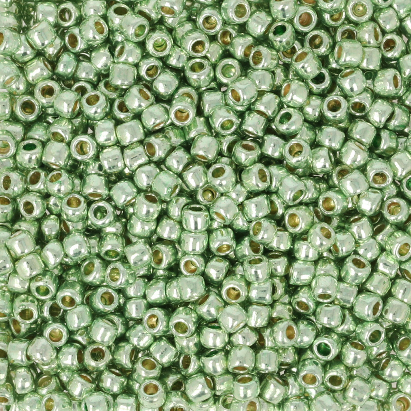 rocaille toho seed beads 11/0 permanent finish galvanized sea foam (pf560) | 10gr