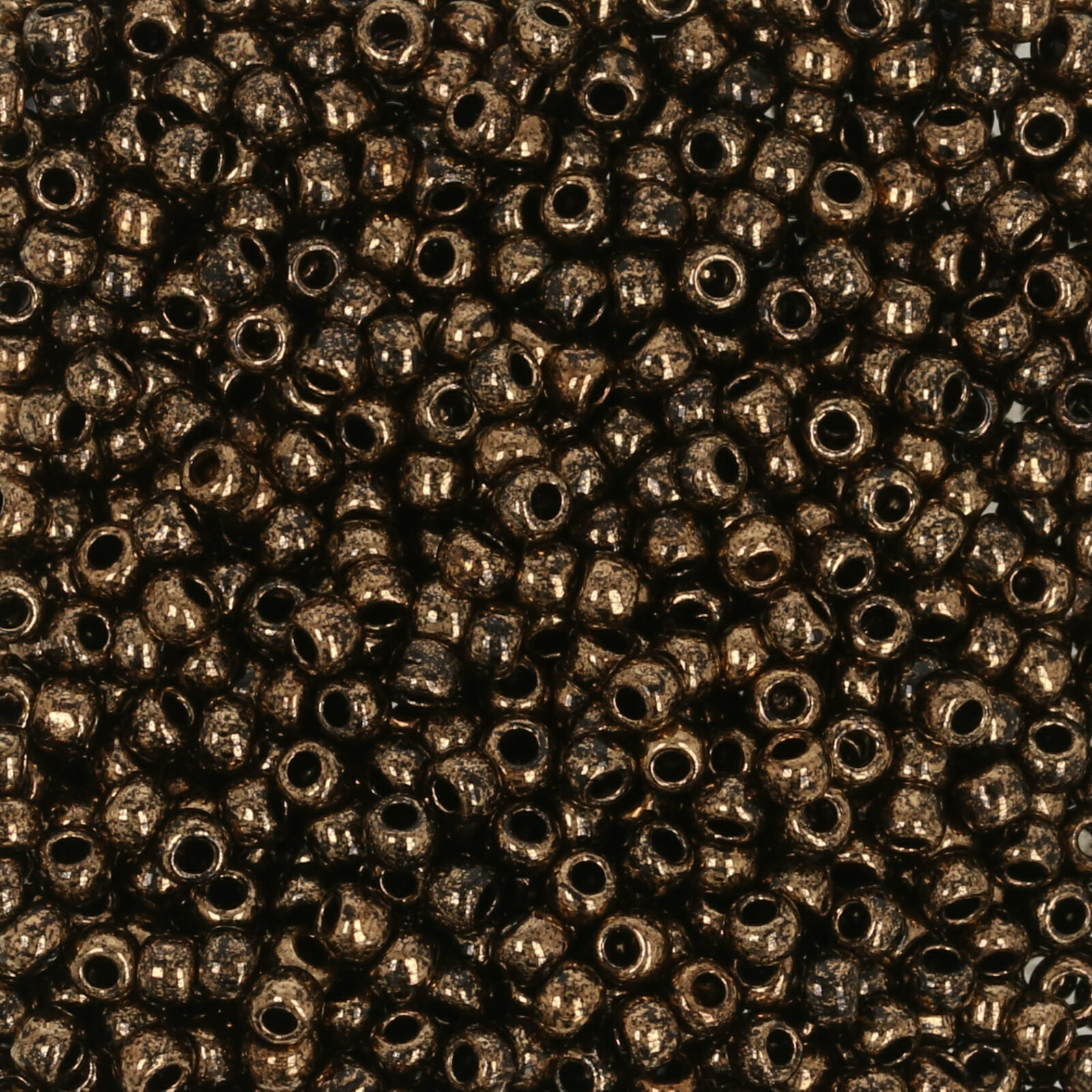 saatperlen toho 11/0 gilded marble black (1706) | 10gr