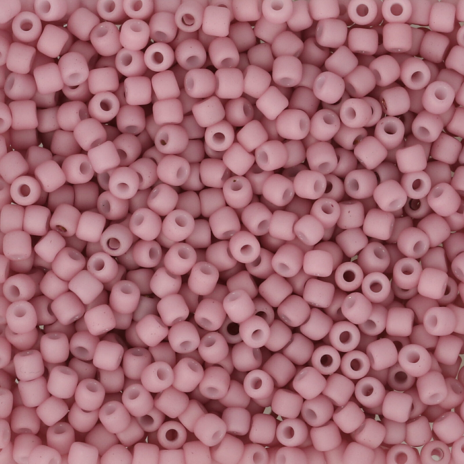 rocaille toho seed beads 11/0 opaque pastel frosted plumeria (765) | 10gr
