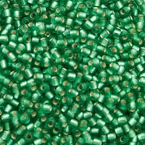 saatperlen toho 11/0 silver-lined dark peridot (24b) | 10gr