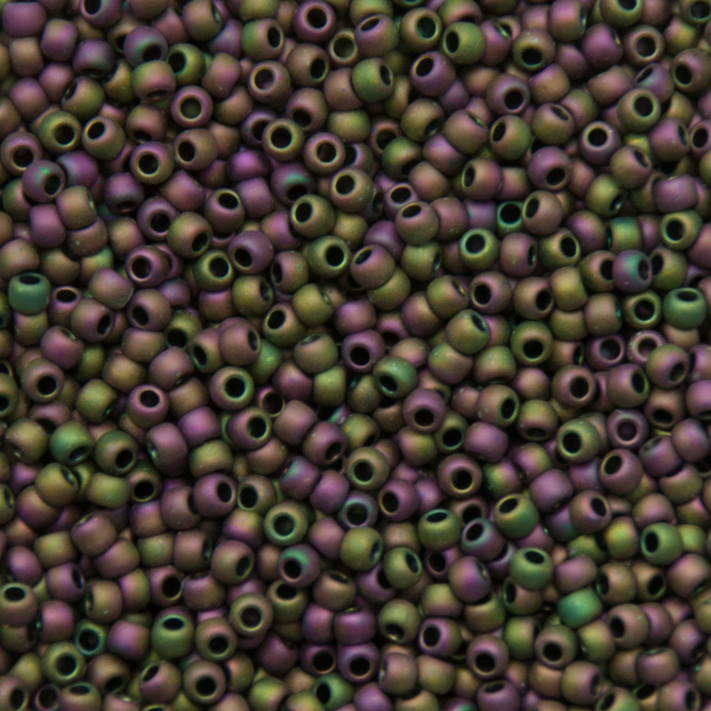 saatperlen toho 11/0 matte color iris violet (709) | 10gr