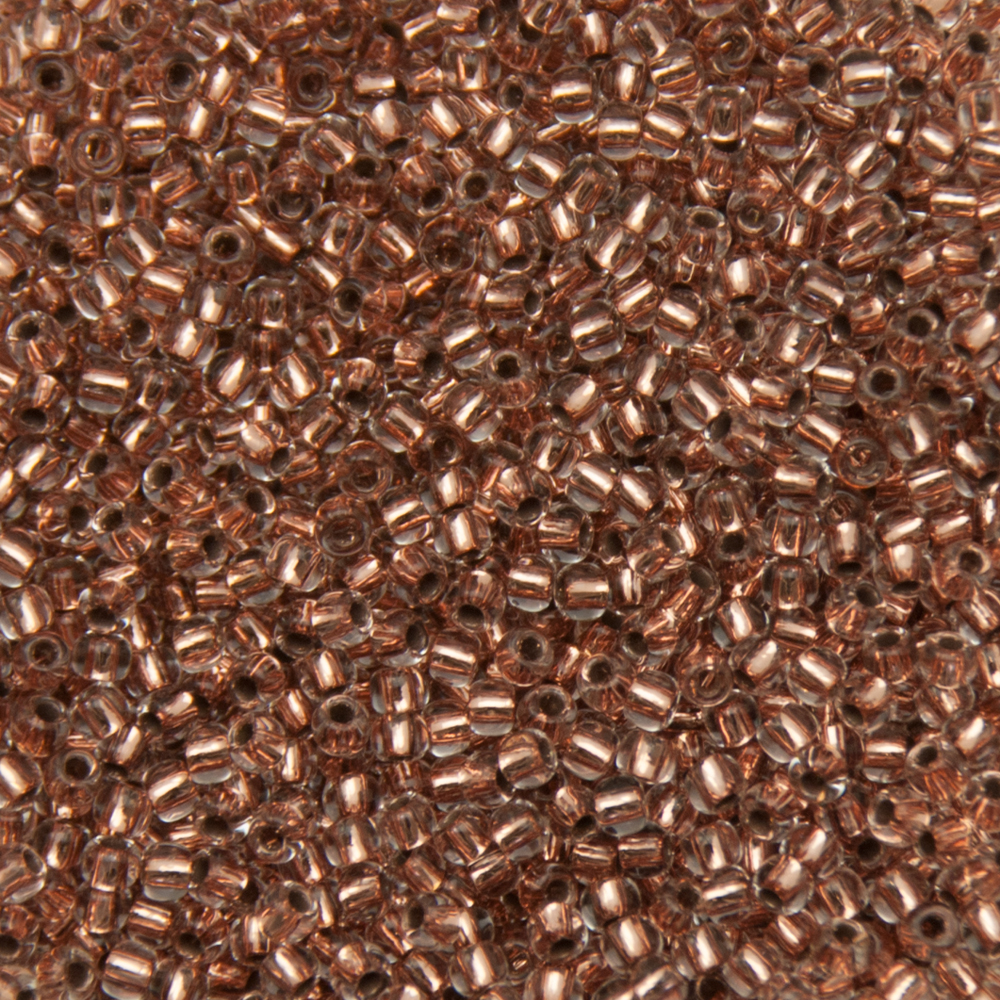 saatperlen toho 11/0 copper lined crystal (740) | 10gr