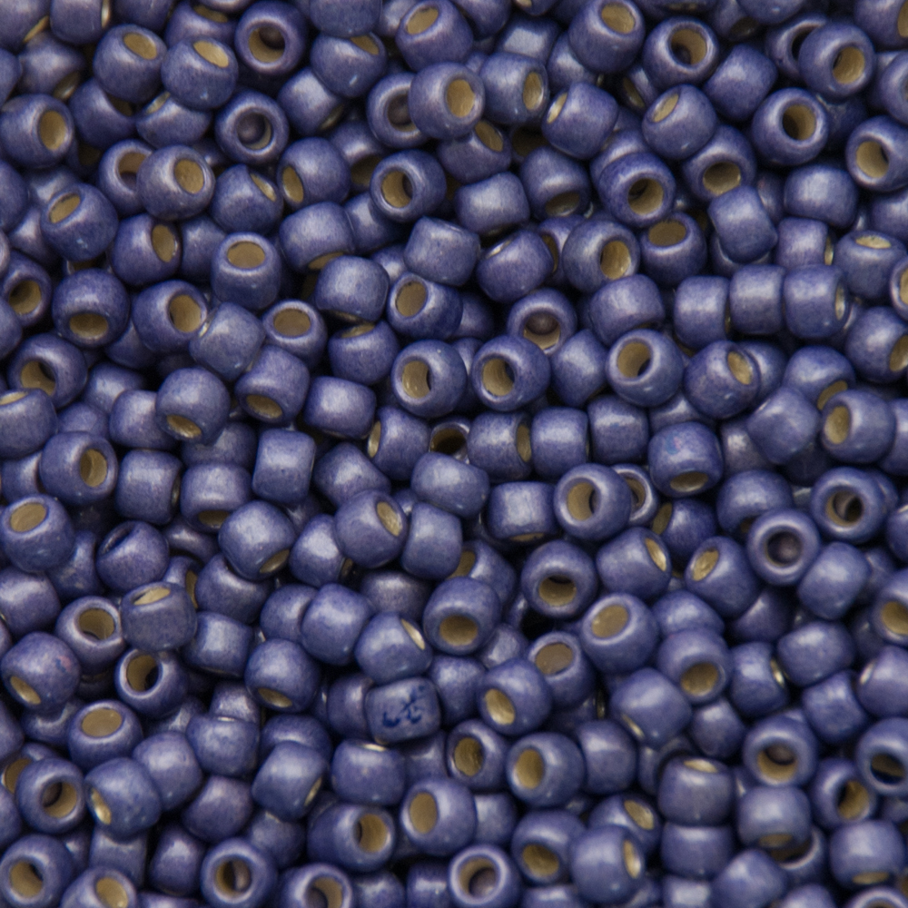 rocaille toho seed beads 8/0 permanent finish frosted metallic polaris (pf567f) | 10gr