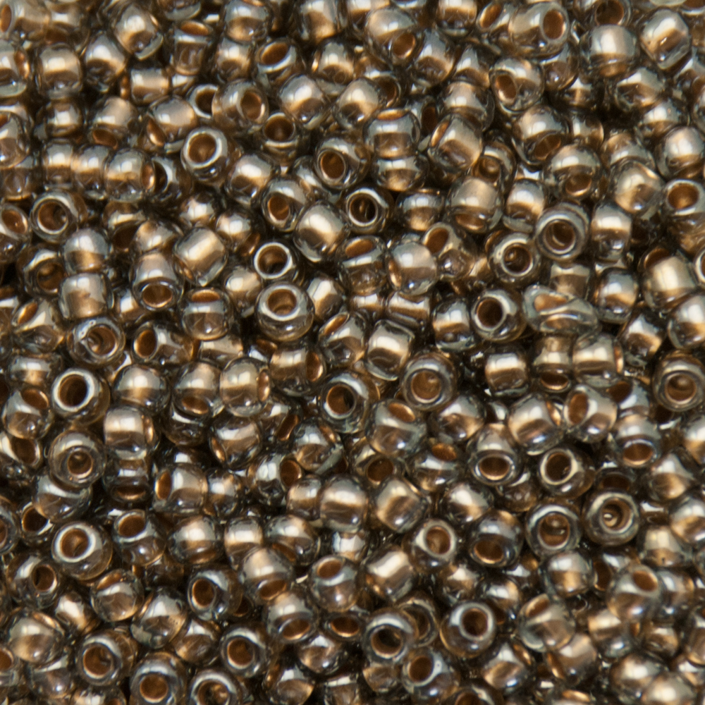 rocaille toho seed beads 8/0 gold lined black diamond (993) | 10gr