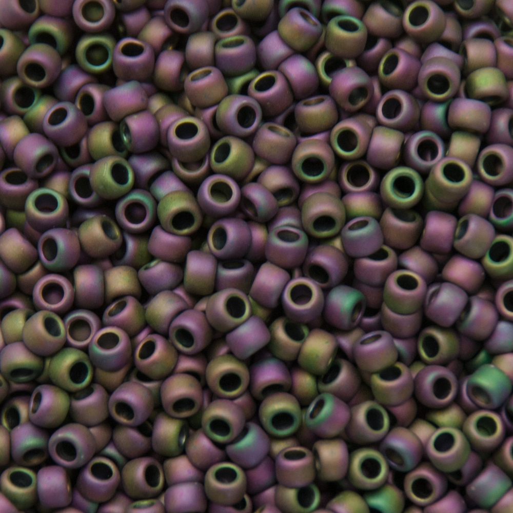saatperlen toho 8/0 matte color iris violet (709) | 10gr